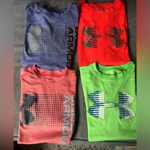 4 Medium UnderArmour T-shirts